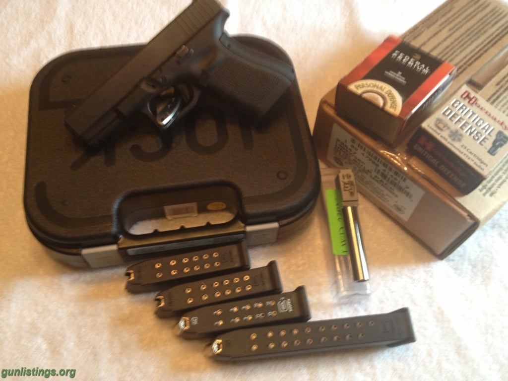 Pistols Glock 23 Gen 4 With Ammo Pkg!  LNIB