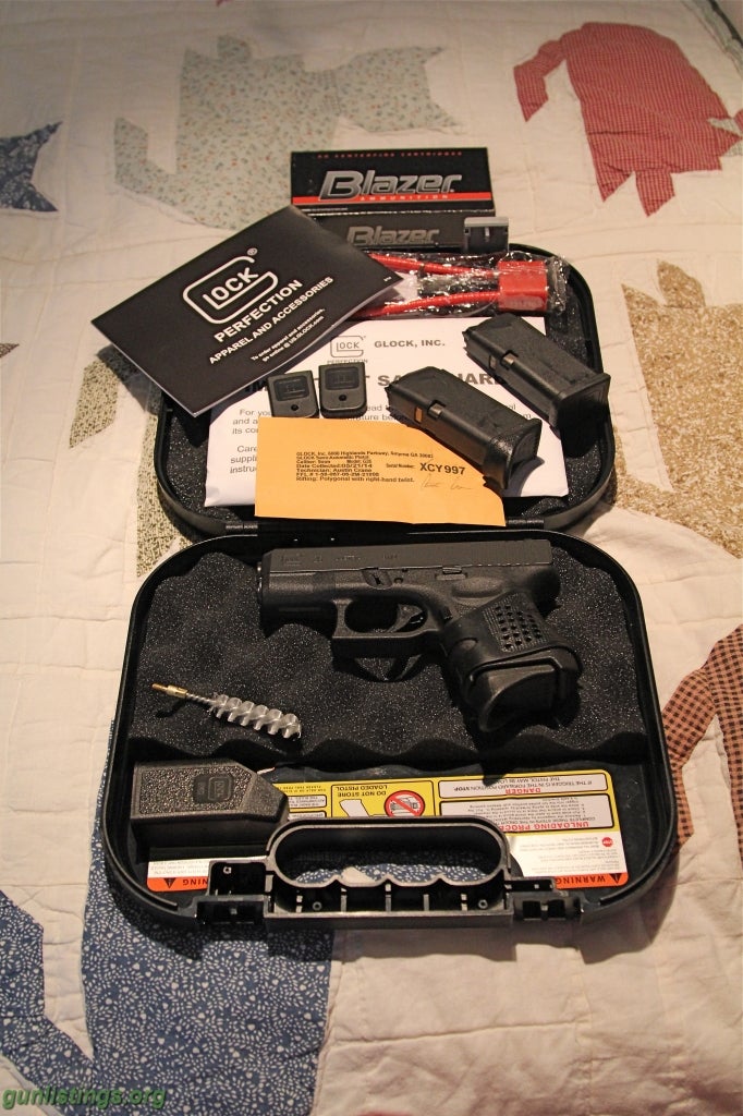 Pistols Glock 26 Gen 3 Subcompact 9MM