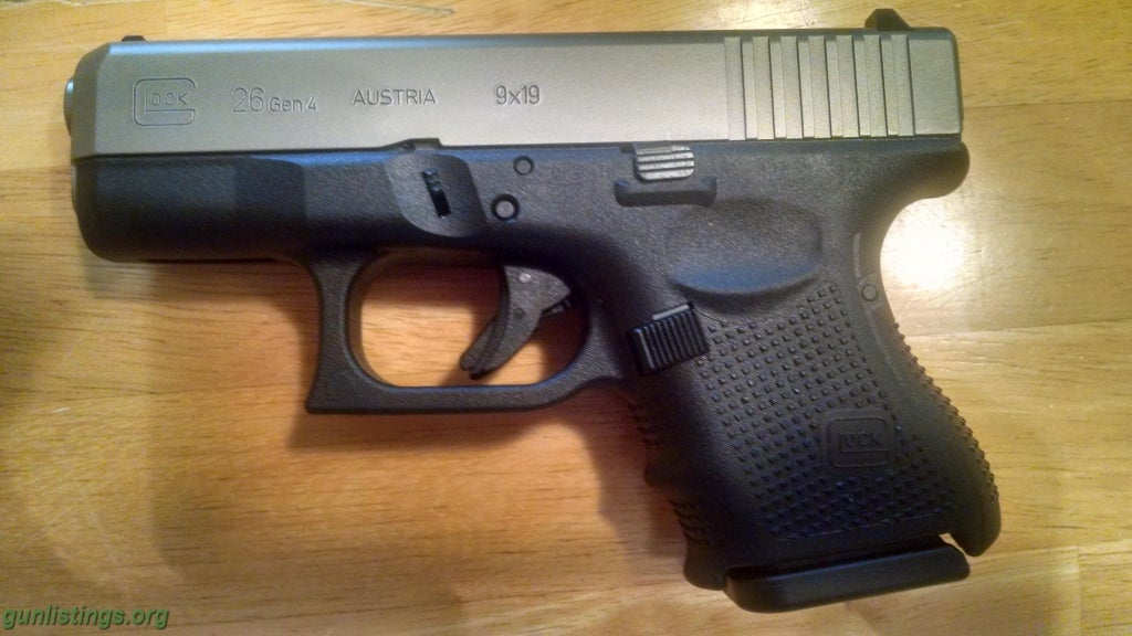 Pistols Glock 26 Gen 4 Two Tone