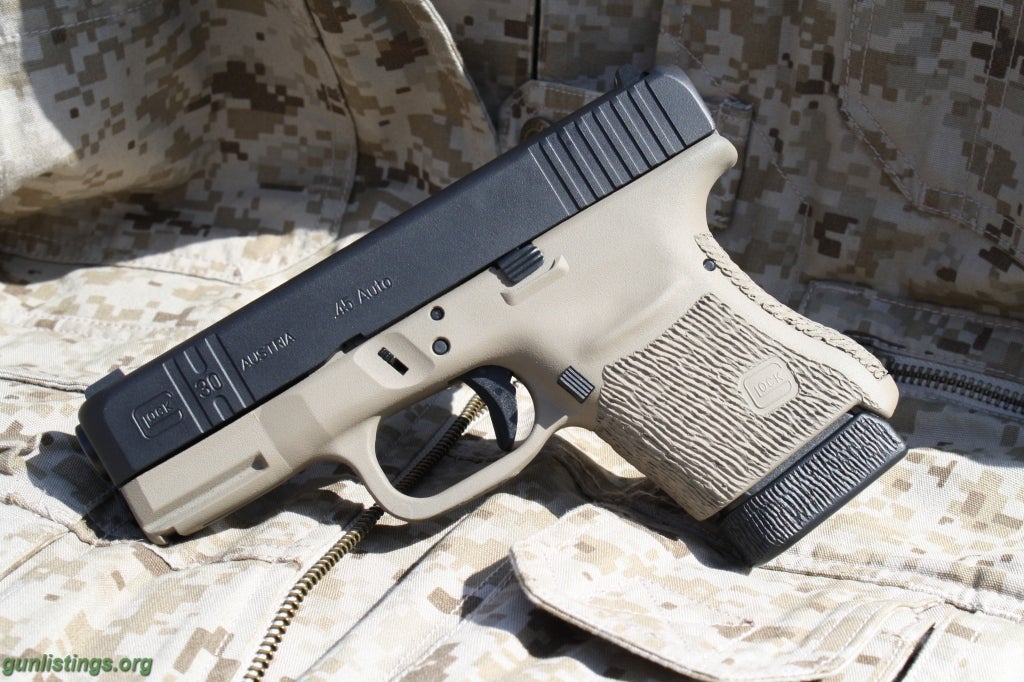 Pistols Glock 30 (customized)