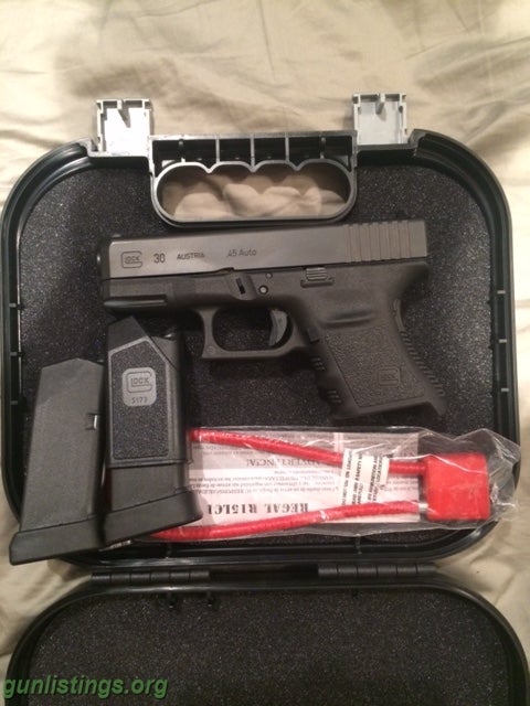 Pistols Glock 30SF, Will Trade For Glock 19 Gen4