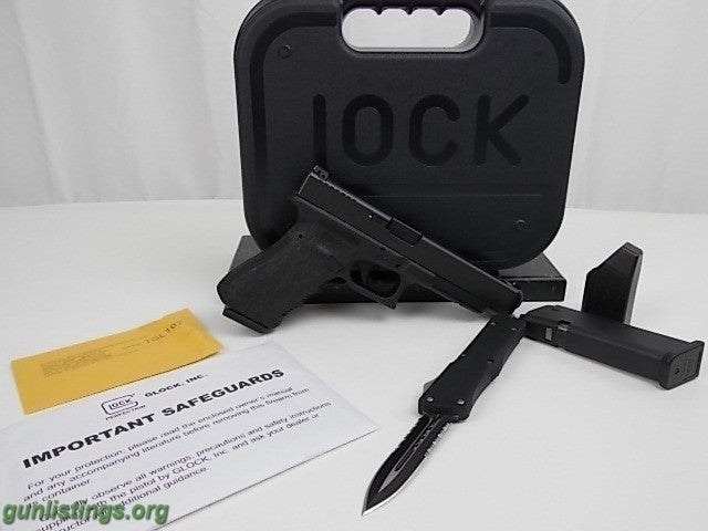 Pistols Glock 34 9MM NIB Gen 3 9x19 Stippled