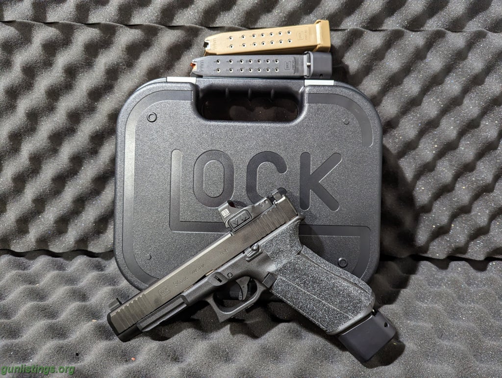 Pistols GLOCK 34 MOS GEN 5 9MM PISTOL, EOTECH EFLX MINI RED DOT