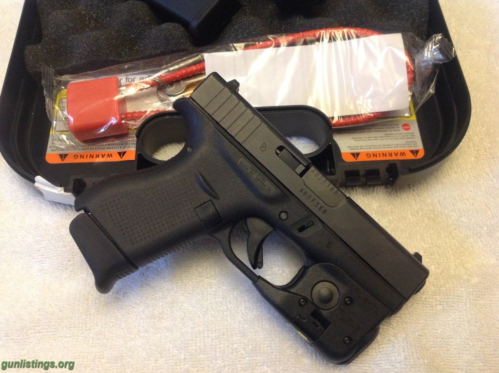 Pistols NIB GLOCK 42 W/TLR-6 Light/laser +3rd Mag.