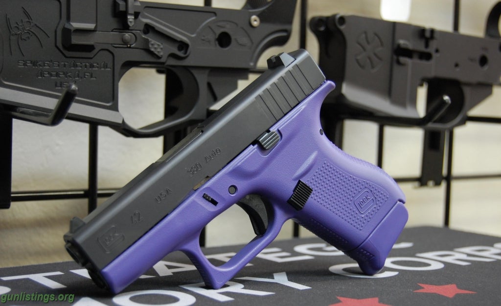 Pistols Glock 42 Purple .380