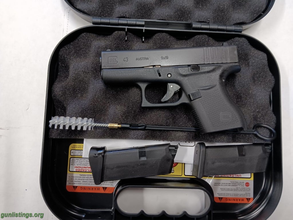 Pistols Glock 43 9mm