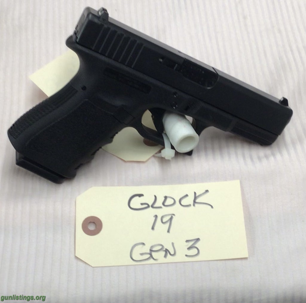 Pistols GLOCK Model 19 9mm Gen 3