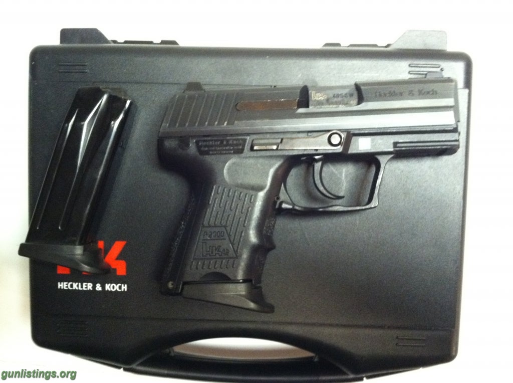 Pistols Heckler & Koch Model P2000SK 40 S&W With LEM Trigger