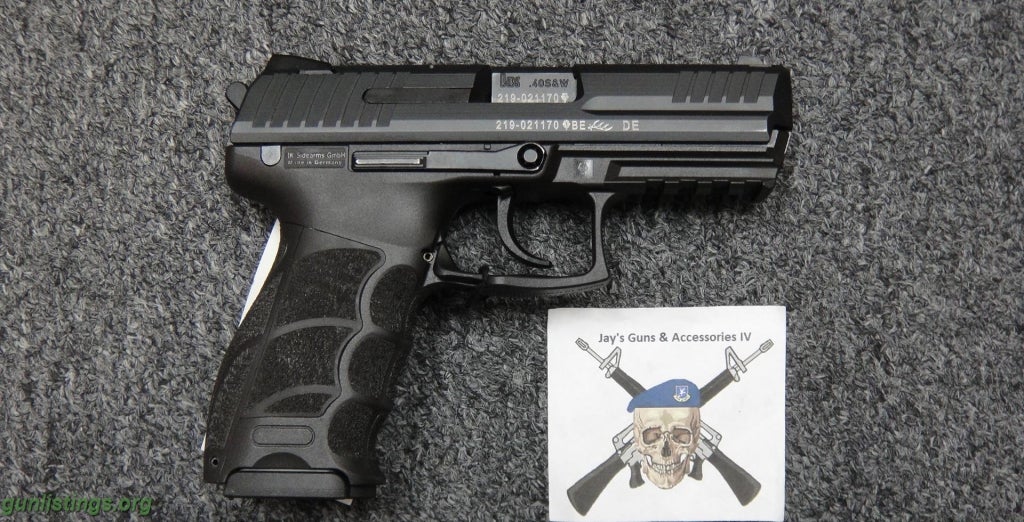 Pistols Heckler & Koch P30L V3 .40 S&W W/2 13-Rd Mags