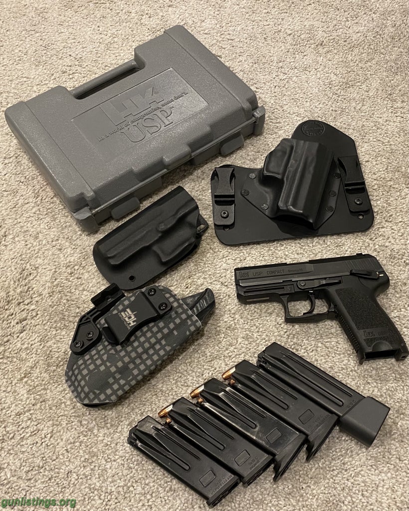 Pistols Heckler And Koch USP Compact 9mm