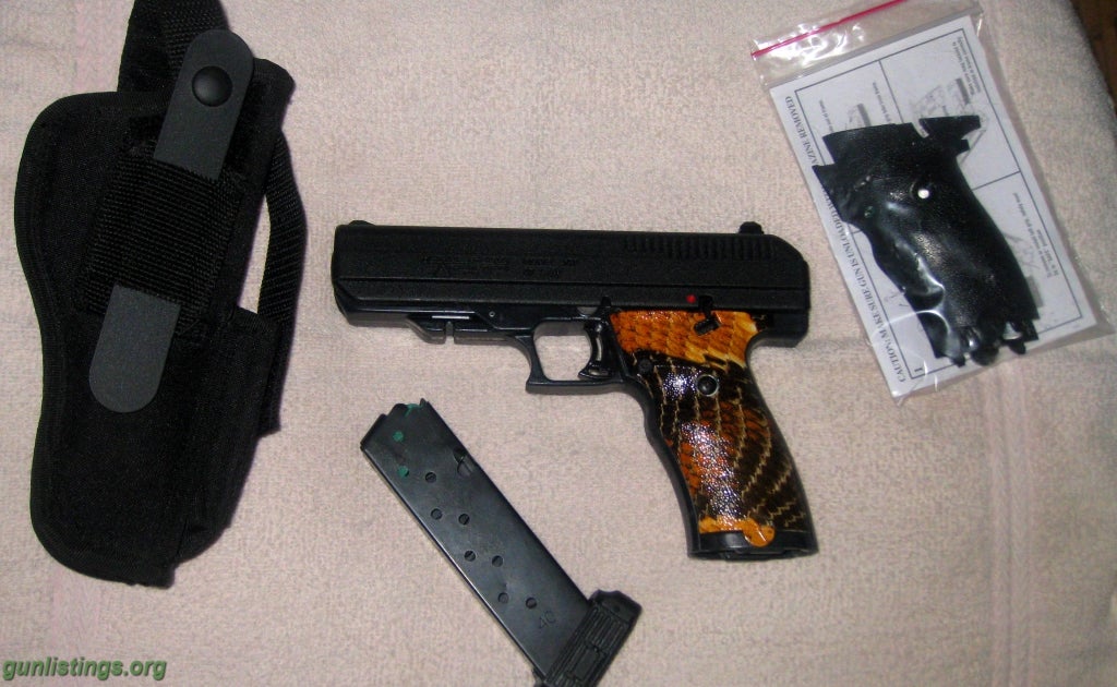 Pistols Hi-Point 40 Cal With Custom Grips