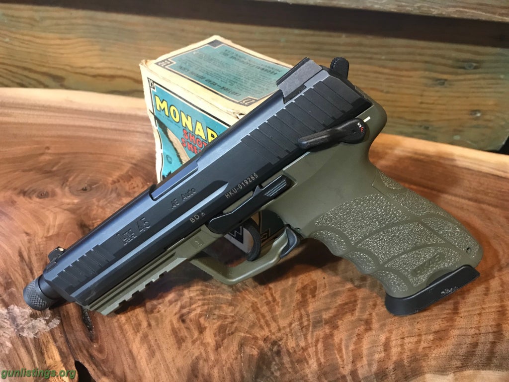 Pistols HK45T OD Green