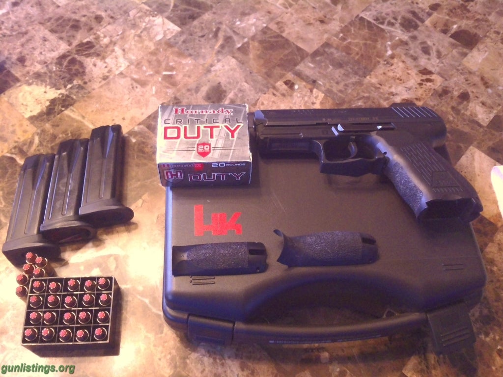 Pistols Hk P2000 .40 Cal Lots Of Extras