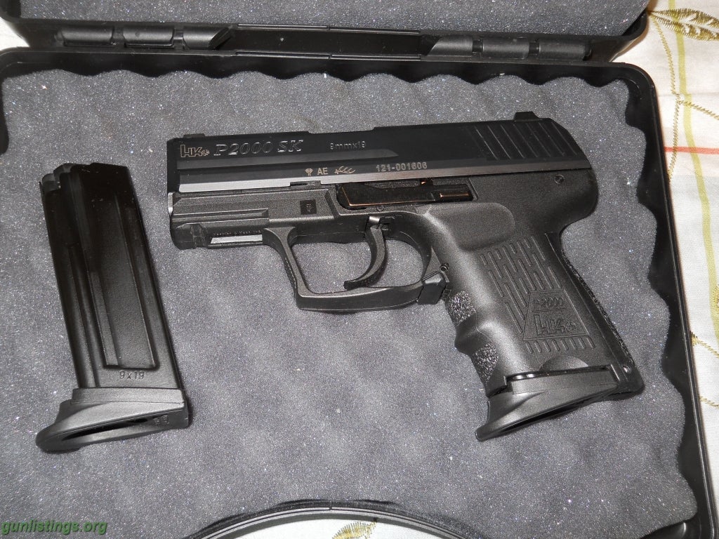 Pistols HK P2000SK 9MM LEM TRIGGER LIKE NEW