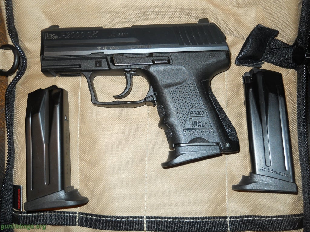 Pistols HK P2000SK SUBCOMPACT 40 CAL LEM NITE SITES 4 MAGS