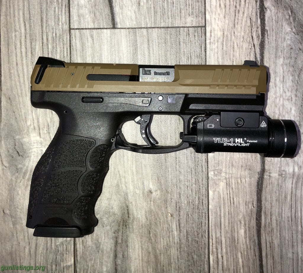 Pistols HK VP9 W/ Streamlight TLR-1 HL