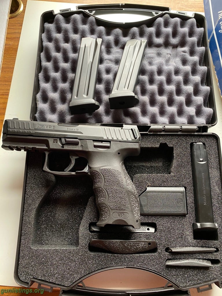 Pistols HK VP 9mm With Original Acces & Clips