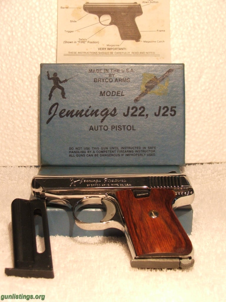Pistols Jennings J22 22LR Semi Auto Pistol