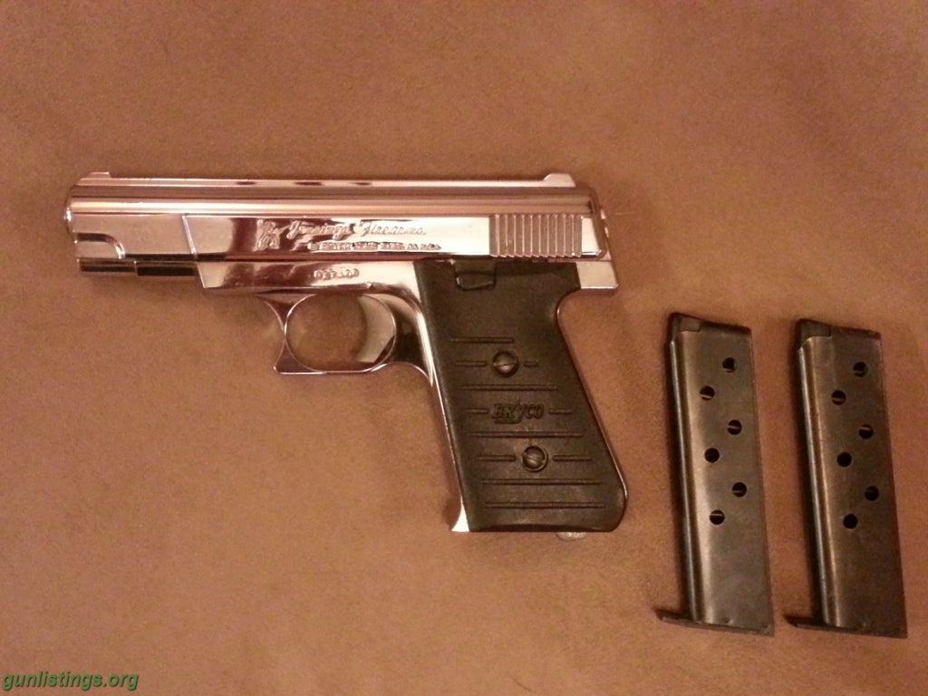 Pistols Jennings Model 48 Chrome 380 Auto