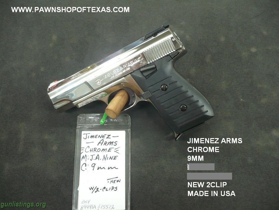 Pistols JIMENEZ CHROME 9MM