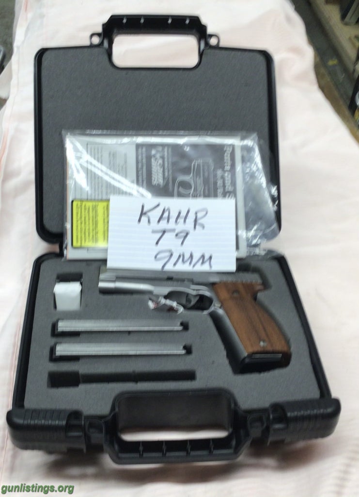 Pistols KAHR 9mm, STAINLESS