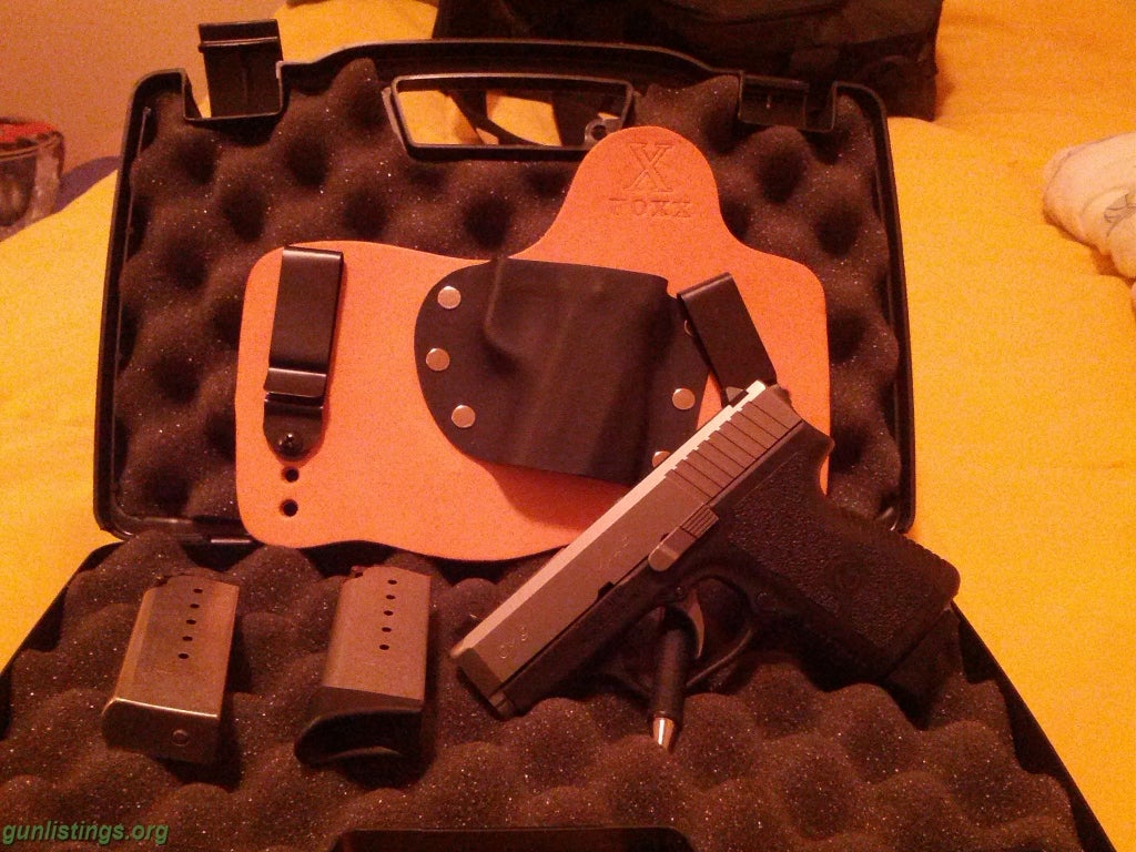 Pistols Kahr CM9 With 3 Magazines And Foxx IWB Holster