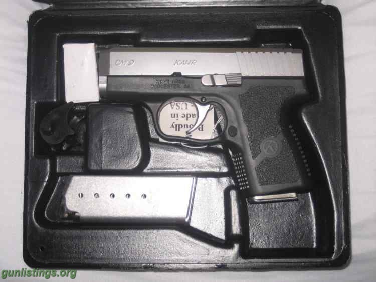 Pistols Kahr CM9 With Extra Magazine