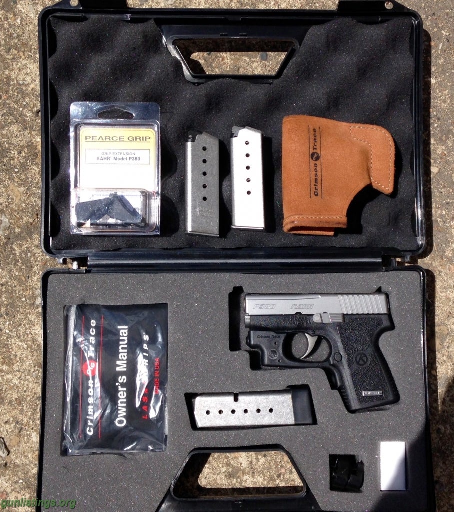 Pistols FS/FT Kahr P380 With Crimson Trace