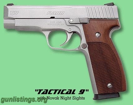 Pistols Kahr T9 With Novak Sights