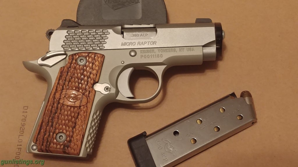 Pistols Kimber .380 Micro Raptor