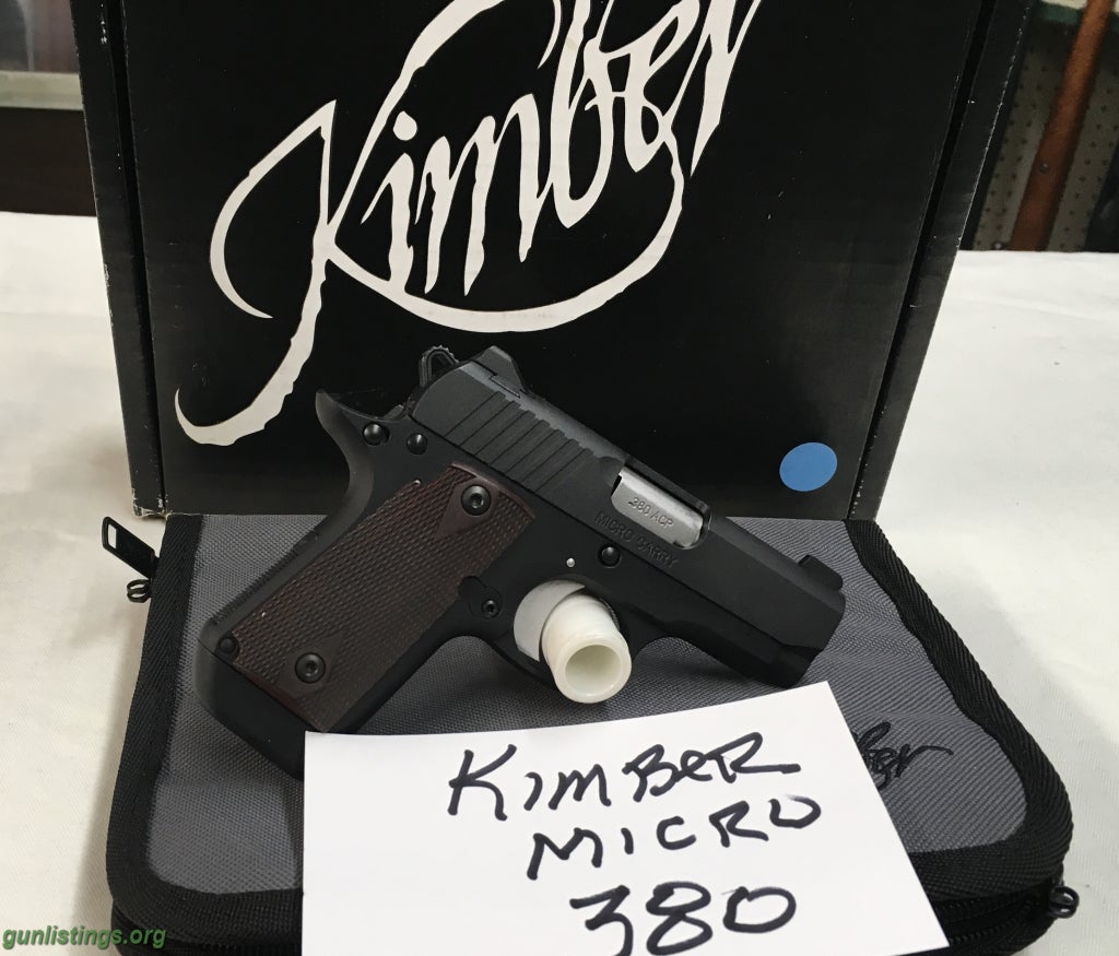 Pistols KIMBER  MICRO 380