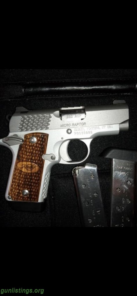 Pistols Kimber Micro Raptor 380ACP