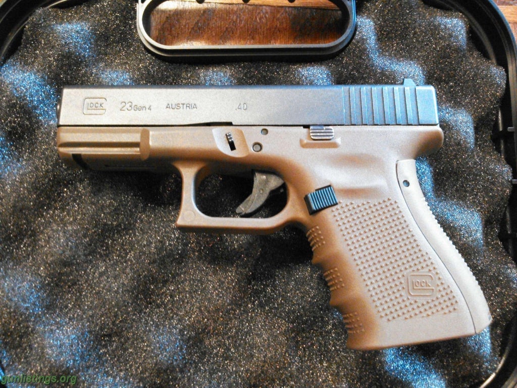 Pistols Like New Glock 23 FDE Gen 4