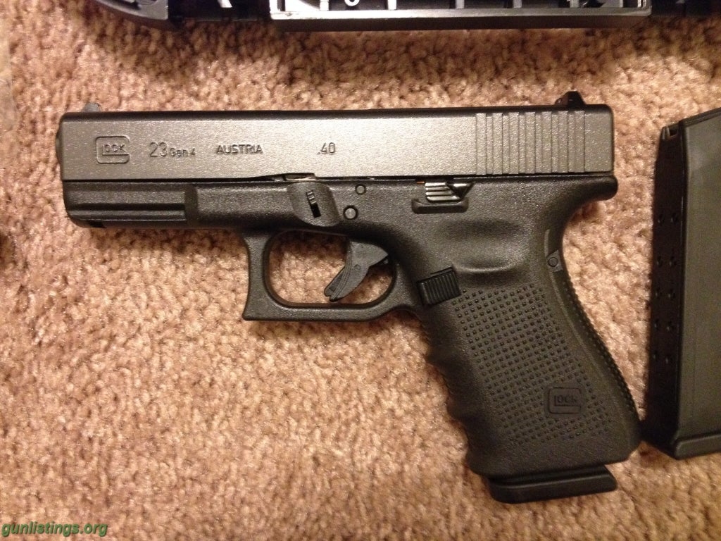 Gunlistings.org - Pistols Lnib Gen 4 Glock 23 With The Good Finish