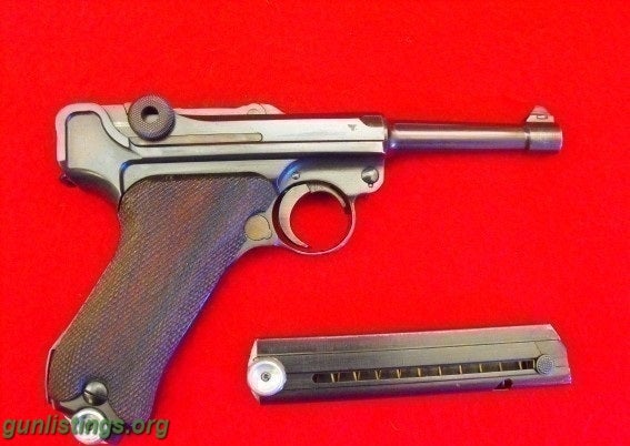 Pistols Mauser Police Luger