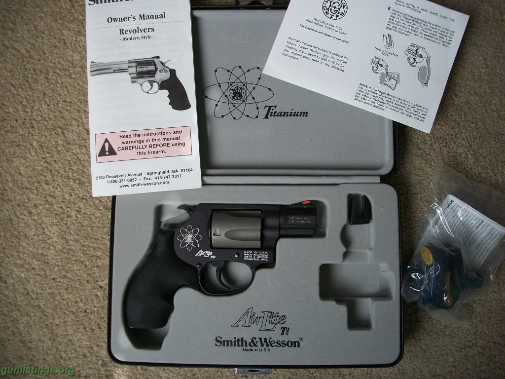 Pistols Model 337PD S&W 38 Special Air Lite Titanium Pre-Lock