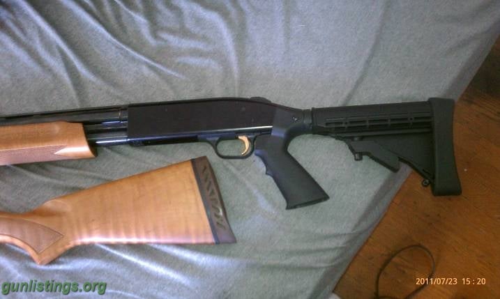 Pistols Mossberg 500A 20GA Collapsible Stock