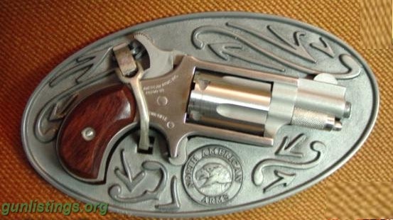 Pistols NAA Belt Buckle 22lr 5 Shot Revolver