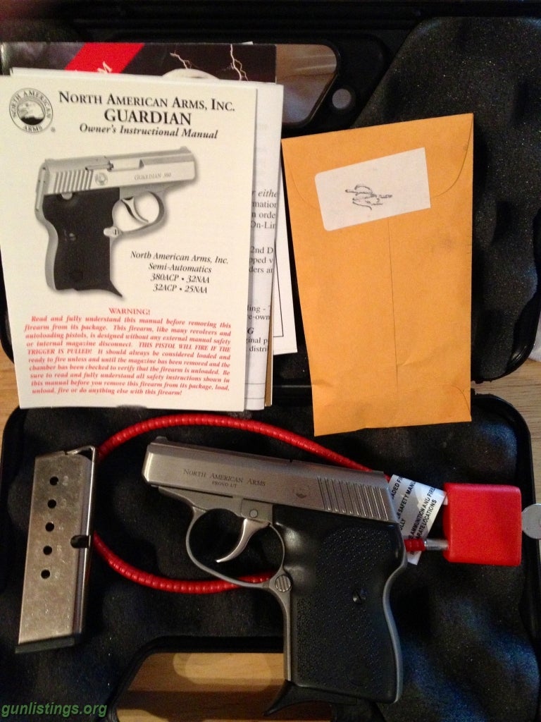 Pistols NAA Guardian 380 Mint In Box