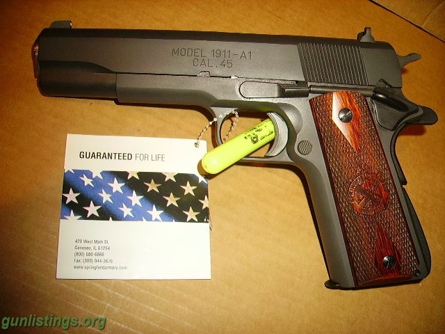 Pistols FACTORY  NEW SPRINGFEILD 45 MIL SPEC.