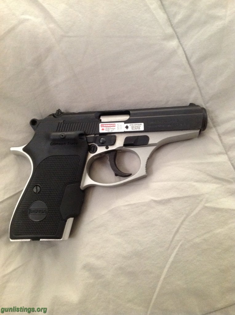 Pistols (NIB) Bersa 380 W/crimson Trace Laser Grips And Ammo