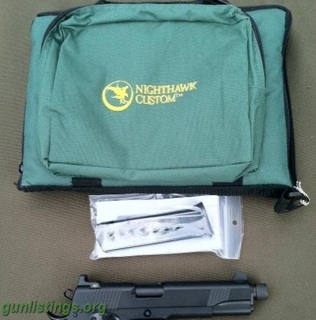 Pistols Nighthawk Custom AAC 1911 Threaded Barrel .45 ACP $2100