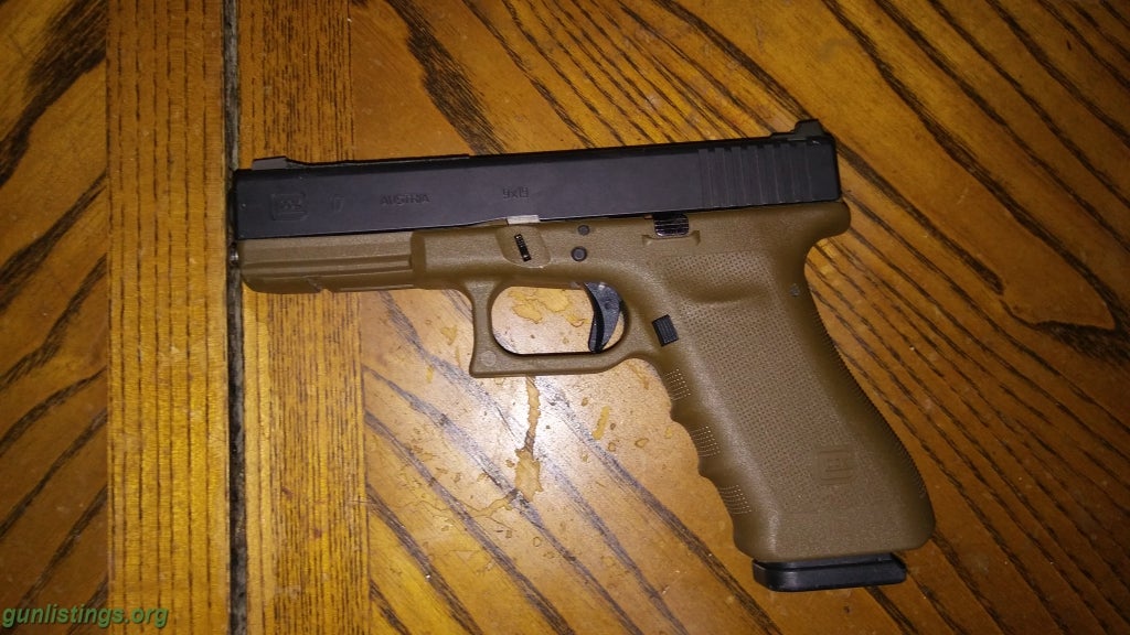 Pistols OD Glock 17 Gen4 W\ Sights