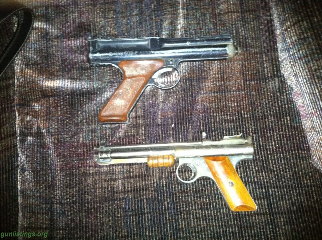 Pistols Old Crosman And Benjamin Franklin BB Guns