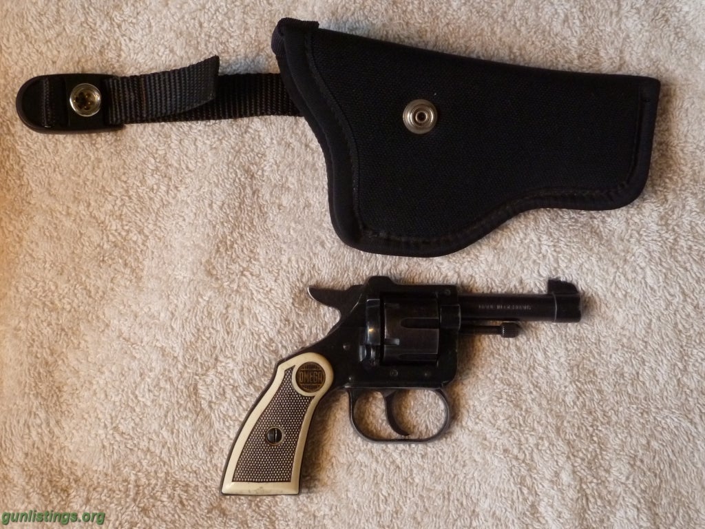 Pistols OMEGA .22 Cal Short Revolver With Holster