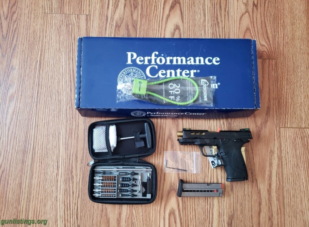 Pistols Performance Center M&P9 SHIELD EZ Gold Ported Barrel