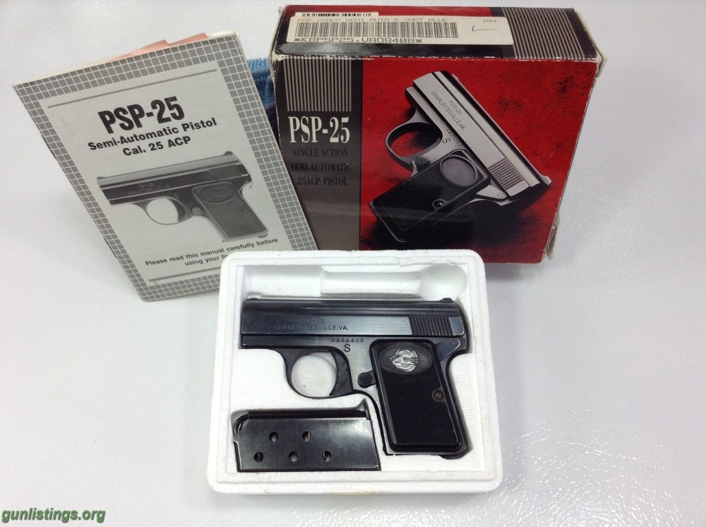 Pistols PSP  .25ACP Semi- Auto