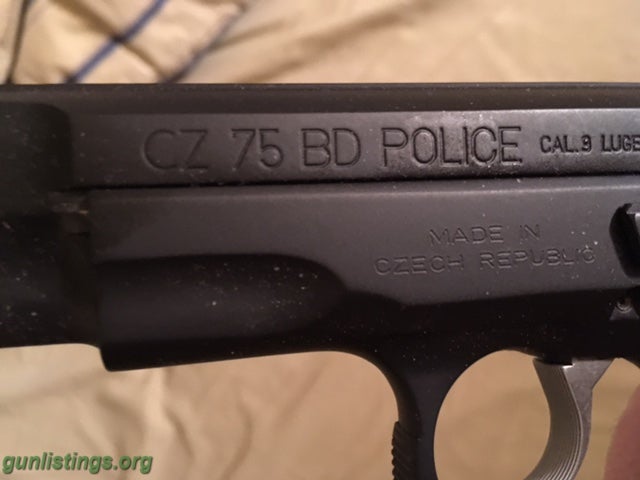 Pistols Rare CZ 75 BD Police