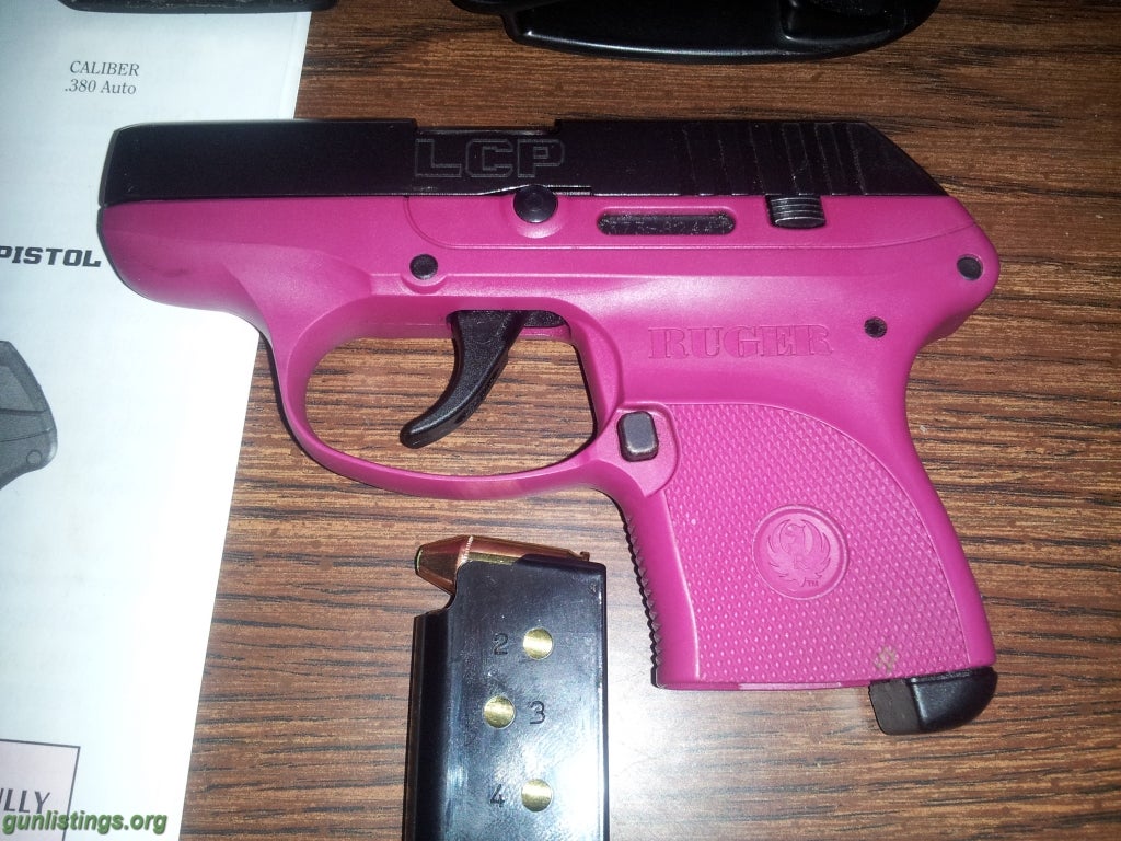 Pistols Rare PINK Ruger LCP .380