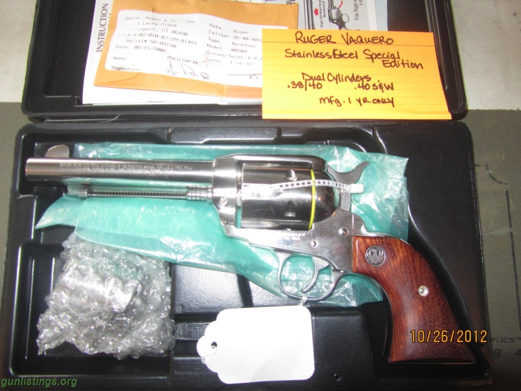 Pistols RARE RUGER VAQUERO SPECIAL EDITION